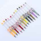 Beadable Pen with Kitty and Rhinestone  2