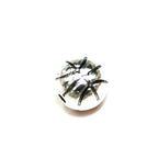 Round Metal Beads 10mm Antique Silver Basketball Design 50pcs 2