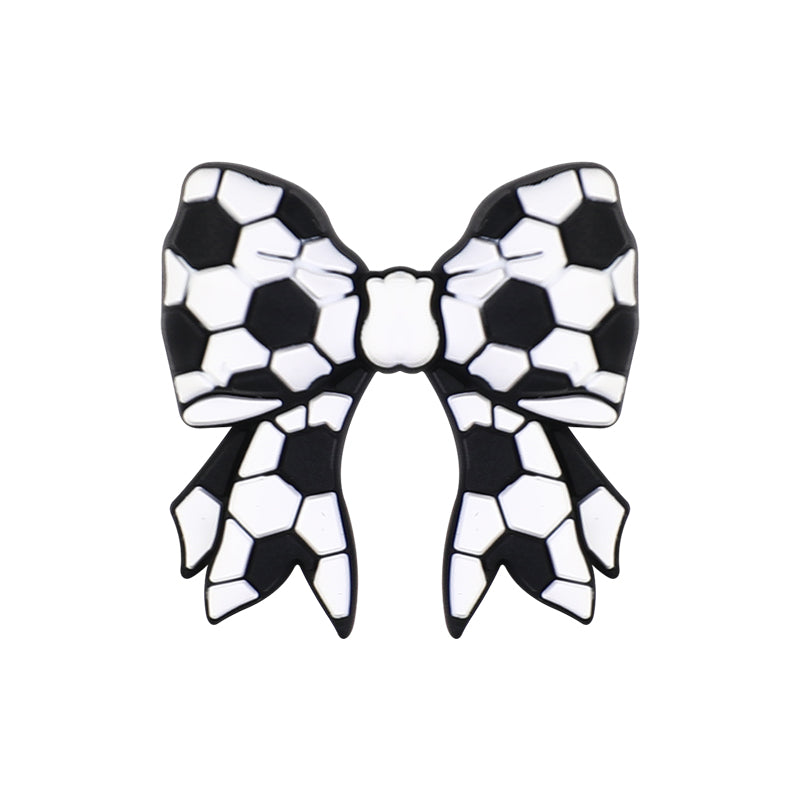 Silicone 3D Focal Beads Sport Football Trophy Jersey  20Pcs