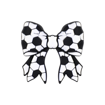 Silicone 3D Focal Beads Sport Football Trophy Jersey  20Pcs
