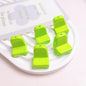Small Chair Acrylic Beads 20x25mm Colorful Glossy 10pcs 12