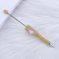 Beadable Pen with Cute Bunny and Rhinestone 20