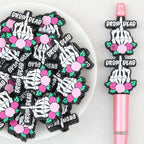 Halloween Skeleton Finger Silicone Focal Beads 20pcs