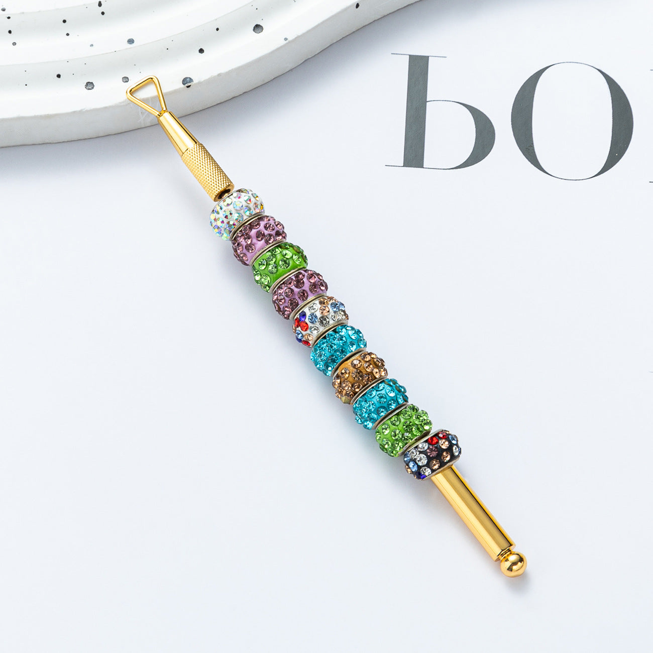 Beadable Nail Care Tools Plated Finish