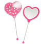 Beadable Heart Shape Handheld Makeup Mirror 18