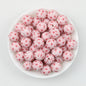 15mm Colorful Polka Dot Print Round Silicone Beads  50pcs 5