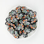 Koala with Flower Bouquet Silicone Focal Beads 20 pcs