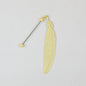 Beadable Feather Bookmarks Metal Colorful Detailed 13g