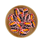 Silicone Focal Beads Girl Mama Hot Mess Red Flame Banner 20pcs 2