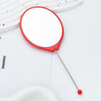 Beadable Plastic Mirror Handheld Oval