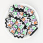 Halloween Boo Ghost Silicone Focal Beads 20pcs 2