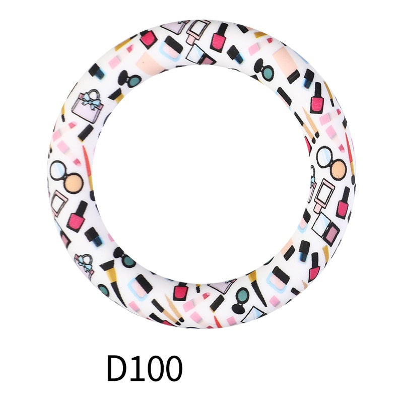 65mm Printing circular silicone rings 99
