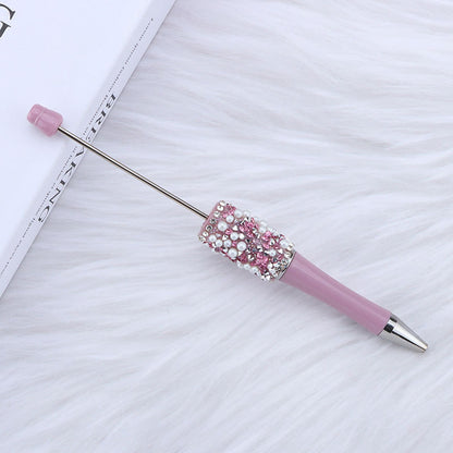 Beadable Pens with Pearl Rhinestone Decorations Colorful 14