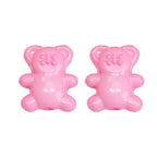 Colorful Bear Acrylic Beads 12x14mm Playful Design 20pcs 5