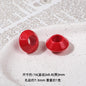 Colorful 16mm Large Hole Round Acrylic Spacer Beads 40pcs 5