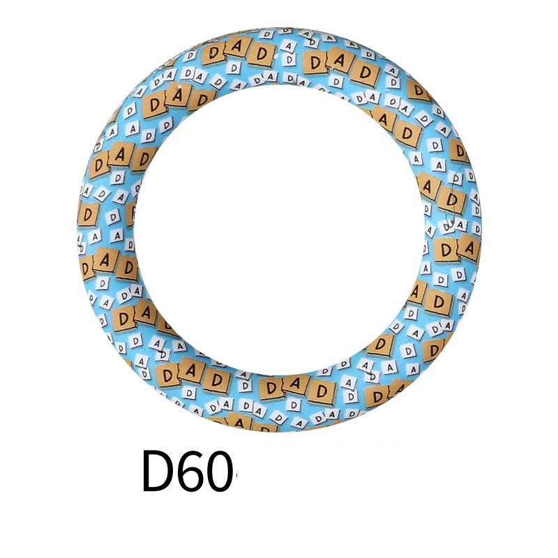 65mm Printing circular silicone rings 62