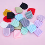 Color Arch Silicone Beads Minimalist Door Design 20pcs 2