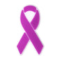 Silicone Focal Beads Awareness Ribbon Colorful Multi Color Ribbon 20pcs 17