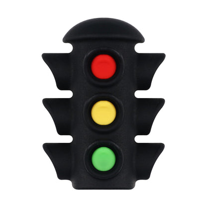 Silicone 3D Focal Beads Traffic Light Sun School Front View 20pcs 9