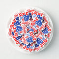 July 4th Independence Day Silicone Focal Beads 20pcs