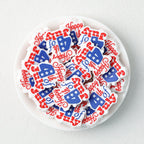 July 4th Independence Day Silicone Focal Beads 20pcs
