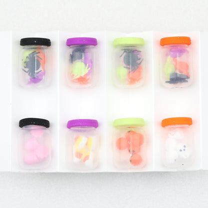 Silicone 3D Halloween Bottle Focal Beads 20 pcs
