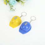 Light Up Helmet Bottle Opener Keychain Plastic Compact Colors 2