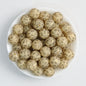 15mm Paisley Pattern Priented Silicone Round Beads 50pcs 2