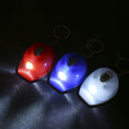 Light Up Helmet Bottle Opener Keychain Plastic Compact Colors 4