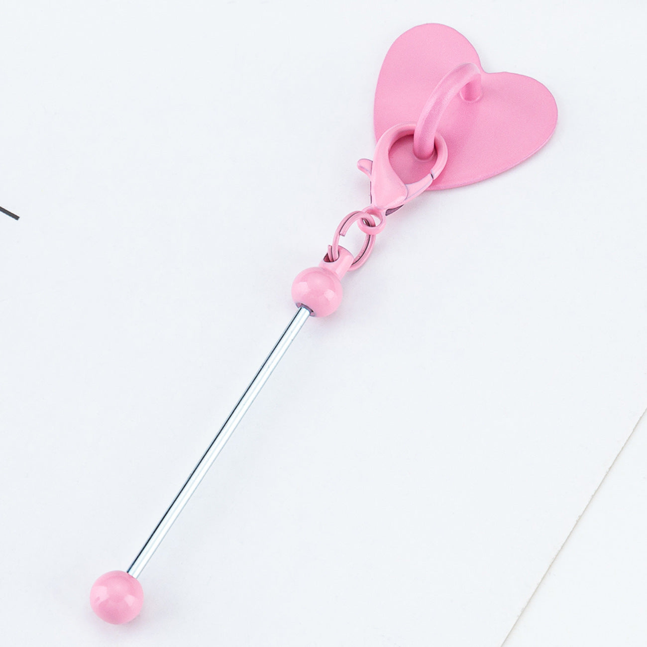 Beadable Metal Cup Charms Heart-shaped