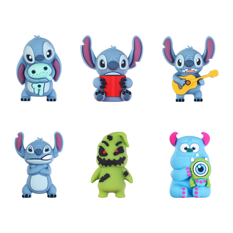 Silicone 3D Focal Beads Disney Burger James-P-Sullivan Holding Toy 20Pcs