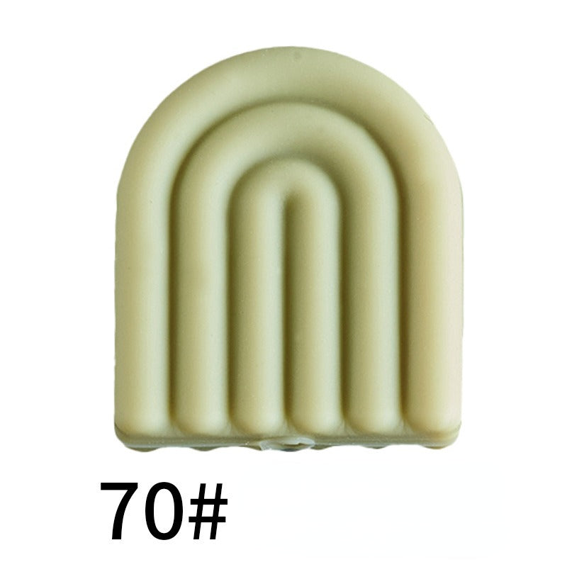 Color Arch Silicone Beads Minimalist Door Design 20pcs 21