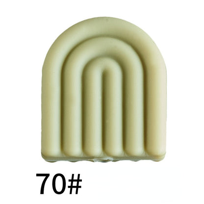 Color Arch Silicone Beads Minimalist Door Design 20pcs 21