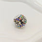 Full Rhinestone Bubblegum Rhinestone Beads 18mm Glam 4pcs 8