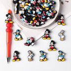 Silicone Focal Beads Disney Mickey Minnie Daisy Donald Duck Distinct Poses 20pcs 8