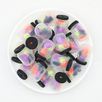 Silicone 3D Halloween Bottle Focal Beads 20 pcs - 8