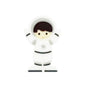 Silicone Focal Beads Astronaut Star Emblem Center 20pcs 5