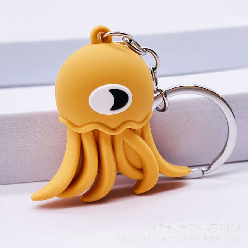 Soft Rubber Cartoon Monster Keychain Colorful Garten Of Banban Plush 7