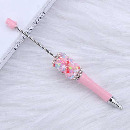 Beadable Pen with Colorful Sequin and Rhinestone 7