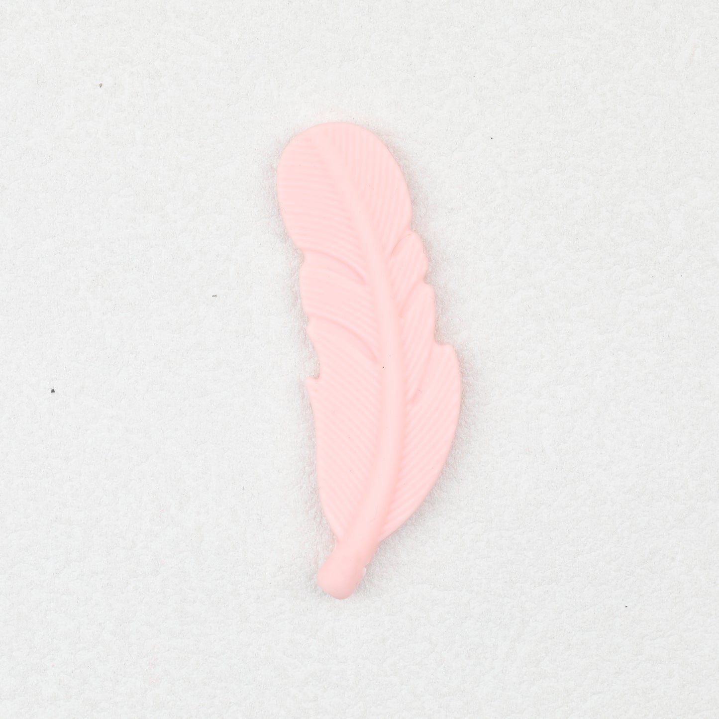 Colorful Feather Shaped Silicone Beads 20pcs 9