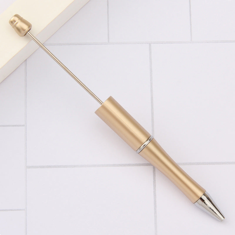 Beadable Pens Wholesale, Matte Plastic Ballpoint Ink Colorful Barrel, 11.5mm x 145mm