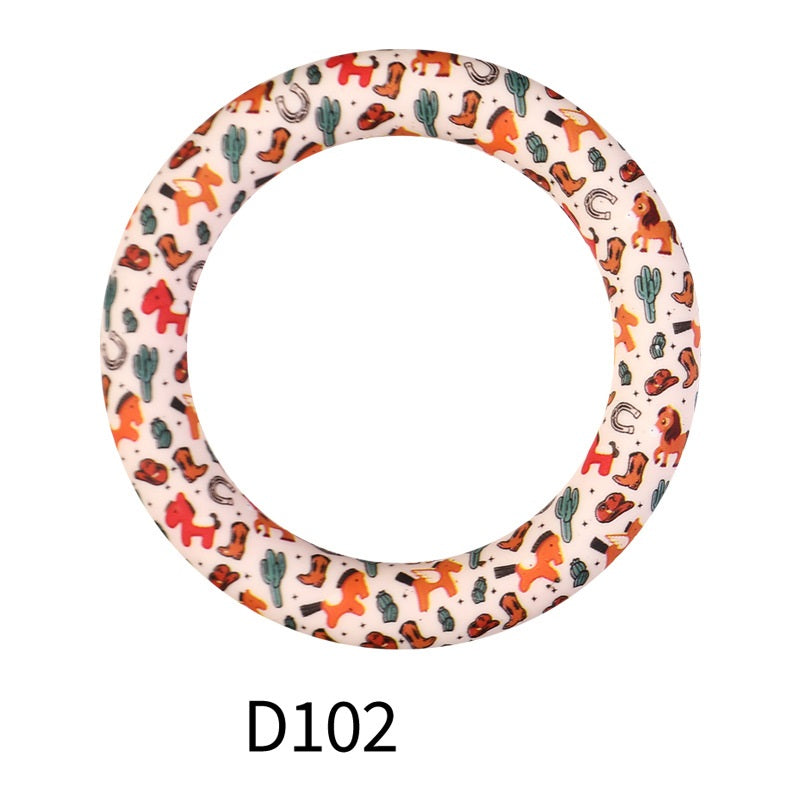 65mm Printing circular silicone rings 101