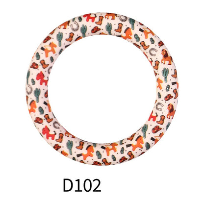 65mm Printing circular silicone rings 101
