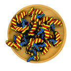 Silicone Focal Beads USA Flag Eagle Design 20pcs 2