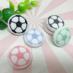 Silicone Focal Beads Football Soccer Ball Raised Pattern 20pcs 3