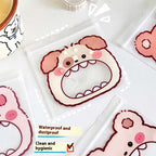 Zip Lock Bags PE Plastic Animal Print Big Mouth Design 11x11cm 10pcs 2