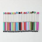 Beadable Stylus Pen Plastic Multi Color 3 in 1 Function