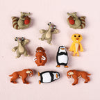 Silicone 3D Focal Beads Penguins Of Madagascar Animated Characters 20pcs 6