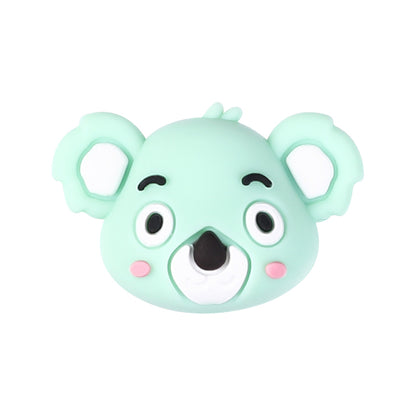 Silicone 3D Focal Beads Koala Head Multi Color Pastel Shades 20pcs 12