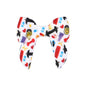 10pcs 3D Bow Printed Silicone Focal Beads